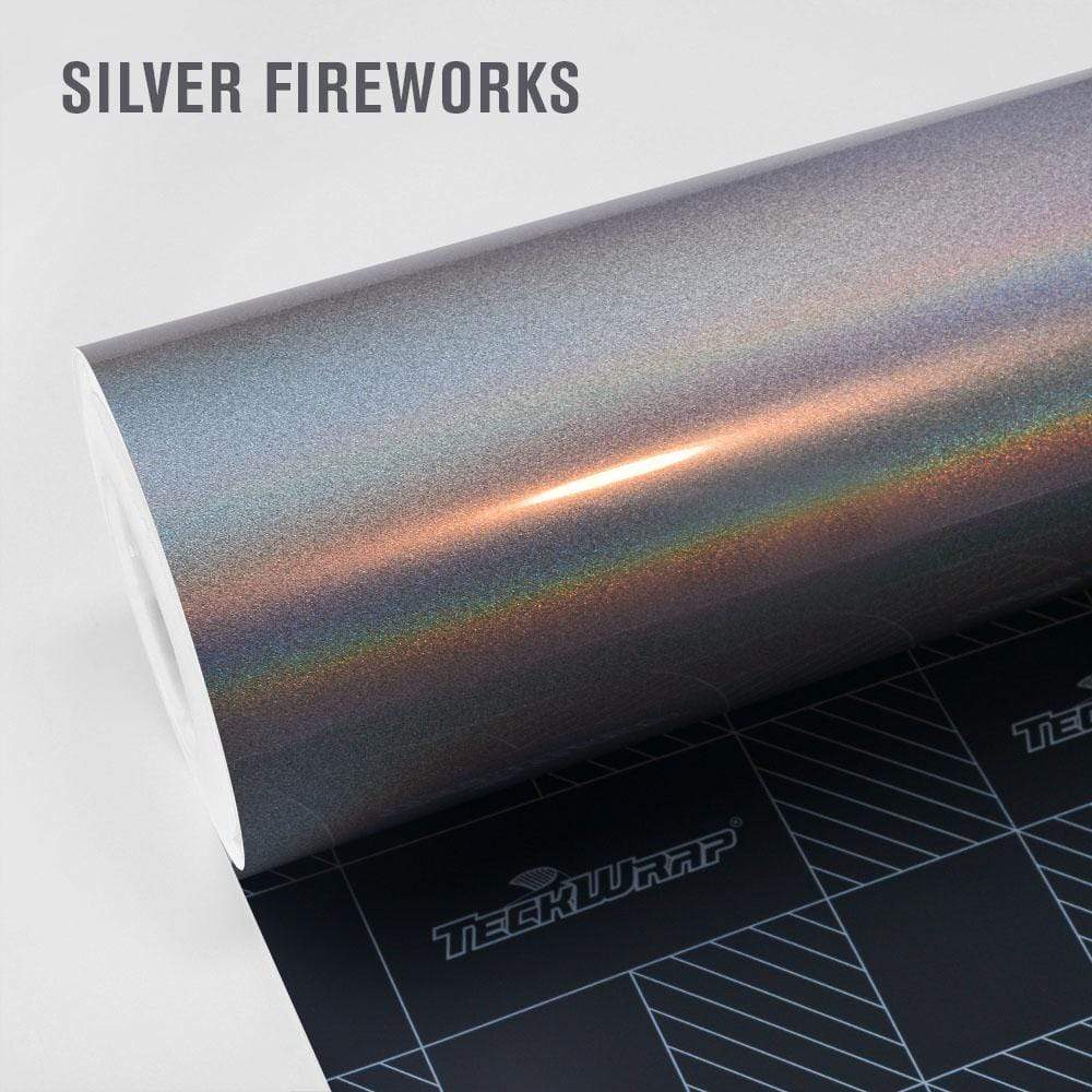 Gloss Super Glitter Silver Fireworks HD by TeckWrap (RCH01-HD)