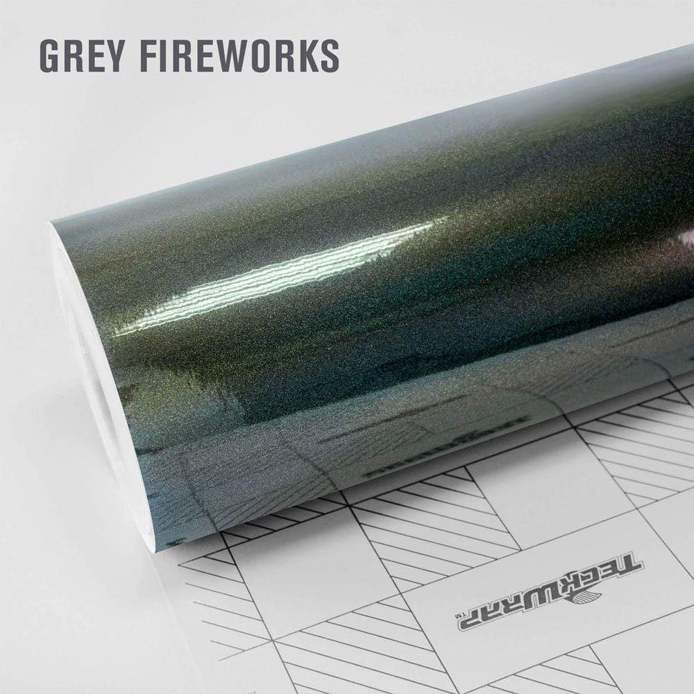 Gloss Super Glitter Grey Fireworks by TeckWrap (RCH02)
